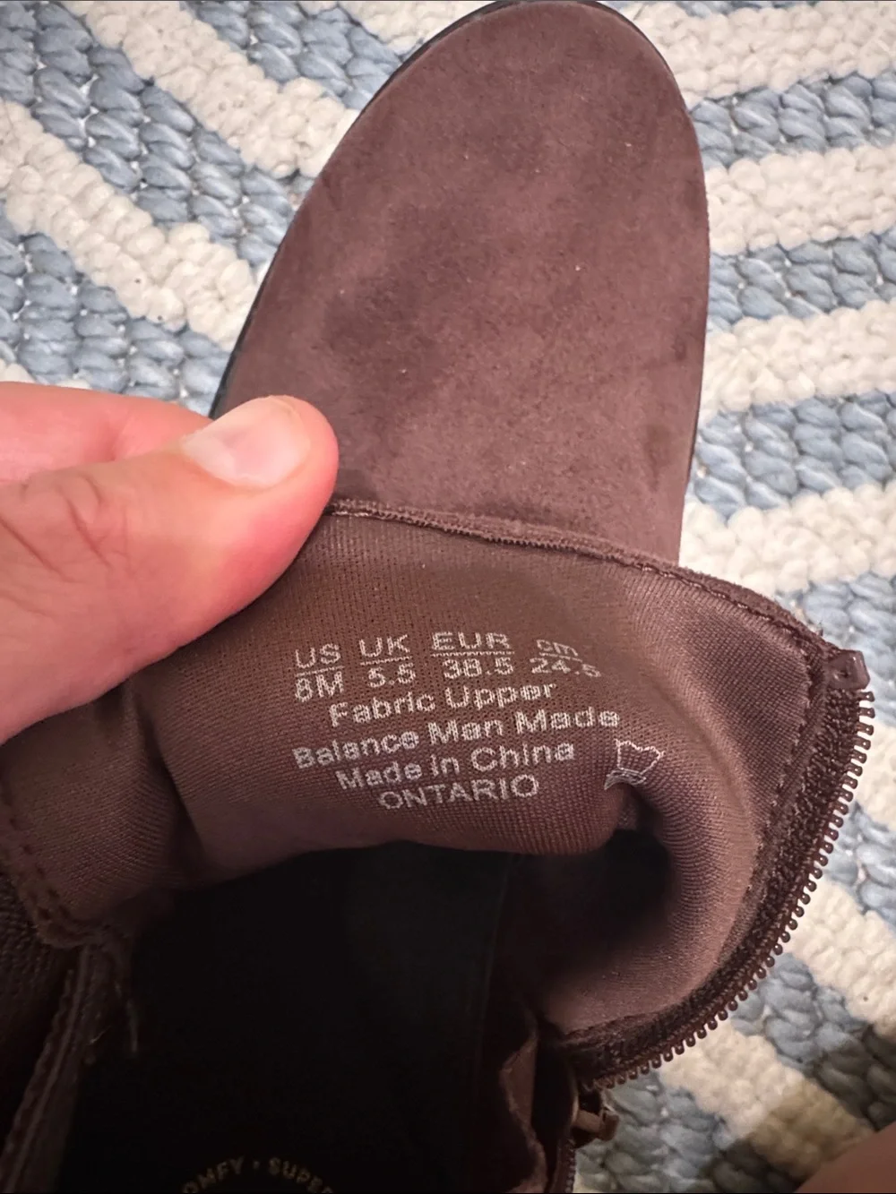 Bzees Ontario Brown Chelsea Ankle Boots Size 8 New Unworn